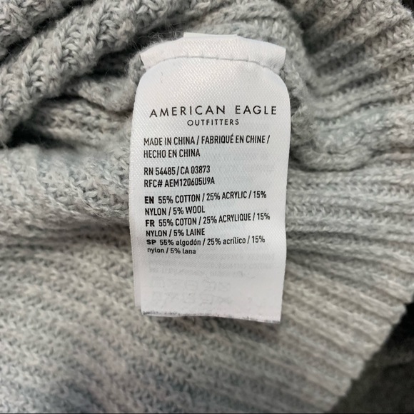 American Eagle Gray Sweater - Picture 5 of 5